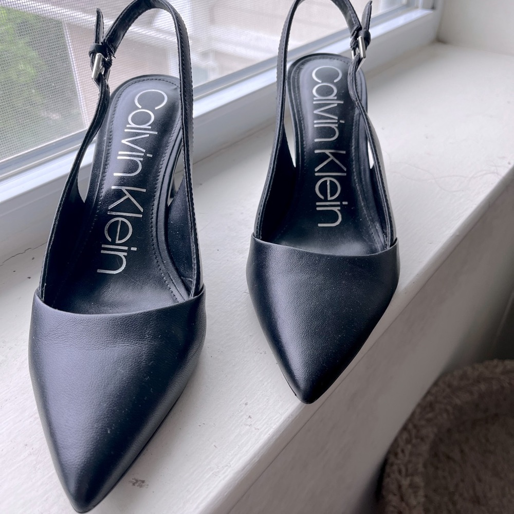 Black pumps, Calvin Klein